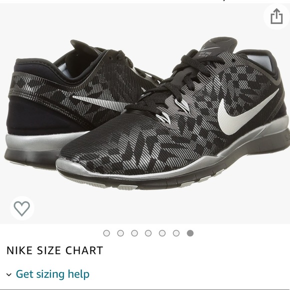 Women’s Nike Free TR Fit 5 Black/Silver - size 7.5 - Picture 4 of 4